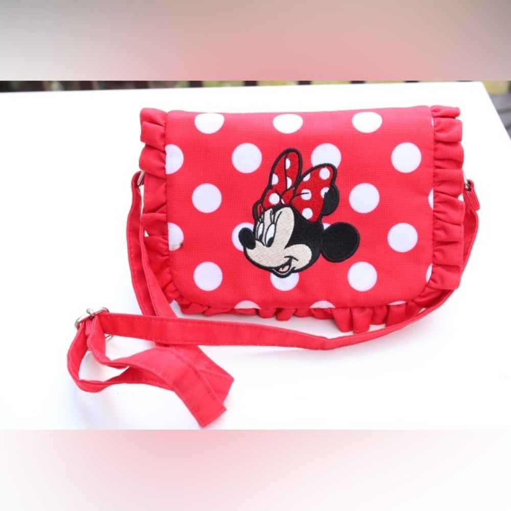 Disney Minnie polka dotted cross body bag